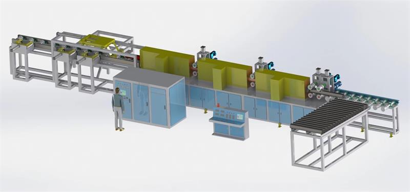钢棒加热系统简易图