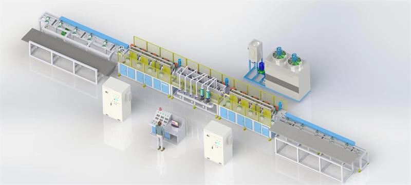 钢棒淬火、回火调质系统简易图