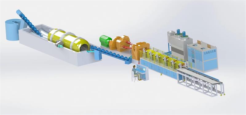 钢球轧制系统简易图